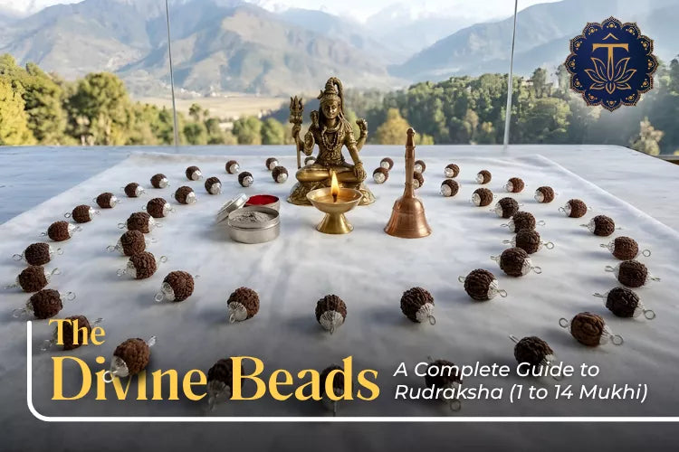 The Divine Beads: A Complete Guide to Rudraksha (1 to 14 Mukhi)