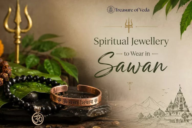 Spiritual Jewellery to Wear in Sawan: A Devotee's Guide to Rudraksha, Gemstones, Colour, and Sacred Symbols
