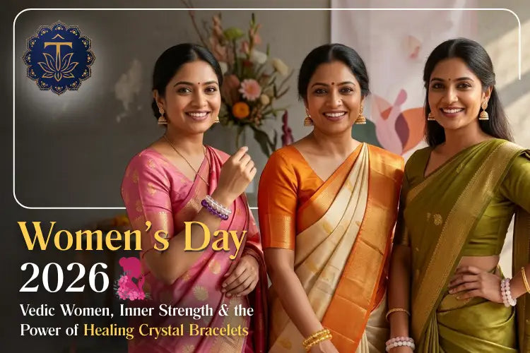 Women’s Day 2026: Vedic Women, Inner Strength & The Power of Healing Crystal Bracelets