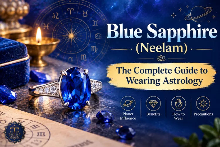 Blue Sapphire (Neelam): The Complete Guide to Wearing Astrology's Most Powerful and Most Feared - Gemstone
