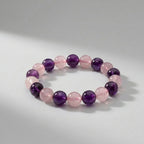 Rose quartz & Amethyst Bracelet