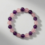 Rose quartz & Amethyst Bracelet