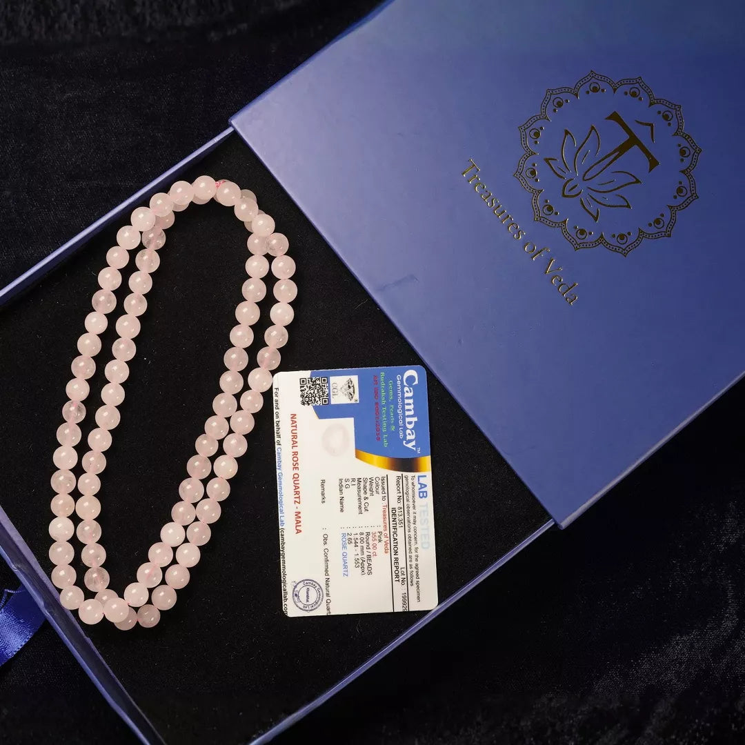 Rose Quartz Mala