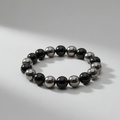 Black tourmaline & Hematite Bracelet