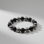 Black tourmaline & Hematite Bracelet