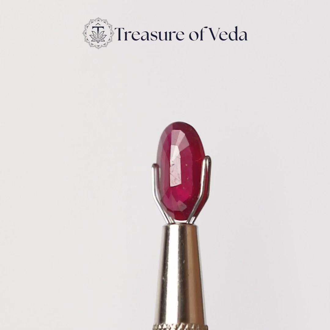 Blood Red Ruby - 3.3 Carats